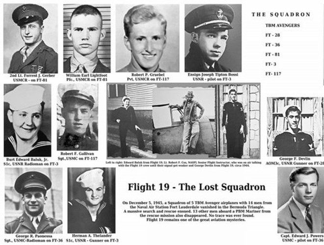 Trước khi biến mất, những phi công đã gửi tín hiệu radio về căn cứ với những mô tả đáng kinh sợ như "nước trắng", "đại dương trông không như bình thường",...