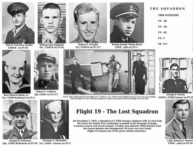 Trước khi biến mất, những phi công đã gửi tín hiệu radio về căn cứ với những mô tả đáng kinh sợ như "nước trắng", "đại dương trông không như bình thường",...