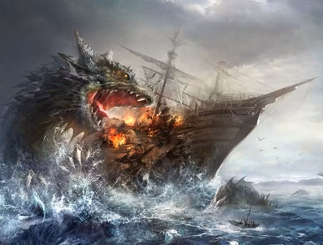 Nghiên cứu lại truyền thuyết, người ta phát hiện rằng, biển quỷ là nơi sinh sống của một con rồng khổng lồ vào khoảng 1.000 năm trước Công Nguyên. Nhiều người cho rằng, có lẽ sinh vật này có thật và là nguyên nhân chính gây nên những vụ mất tích bí ẩn tại đây. Tuy nhiên, giả thuyết trên có vẻ không thuyết phục bởi gần như chắc chắn, con rồng trong truyền thuyết chính là các ngọn núi lửa hoạt động ngầm dưới đáy biển. Cho tới nay, nguyên nhân những vụ mất tích tại Tam giác Rồng vẫn còn là một ẩn số.