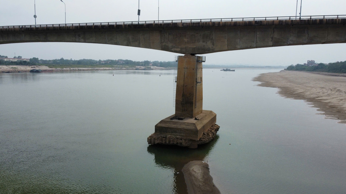 Rùng mình đi qua cầu Trung Hà nối Hà Nội - Phú Thọ - Hình 8 Rung minh di qua cau Trung Ha noi Ha Noi - Phu Tho-Hinh-8