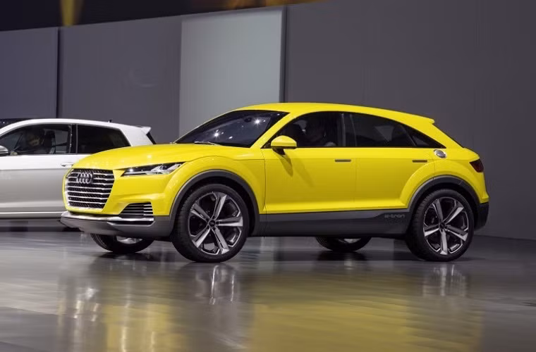 7. Audi TT offroad: Để đáp ứng những thách thức sau này, Audi đưa ra giải pháp hệ thống truyền động hybrid 408 mã lực 2.0 lít tăng áp bốn xi-lanh.