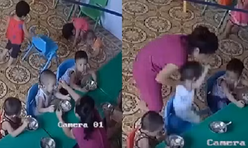 Co giao danh tre bom bop o Ha Noi da bi nghi viec