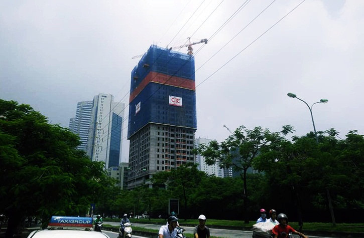 Dự án The Sun nằm ở vị thế đắc địa của Hà Nội ngay trên đường Mễ Trì.