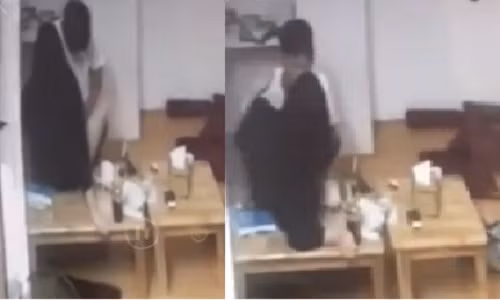 Cong an dang xac minh vu cap doi quan he trong quan tra sua