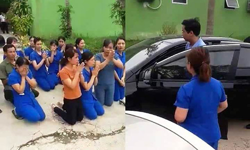 Để các cô giáo quỳ khóc xin dạy học, hàng loạt cán bộ bị kỷ luật De cac co giao quy khoc xin day hoc, hang loat can bo bi ky luat