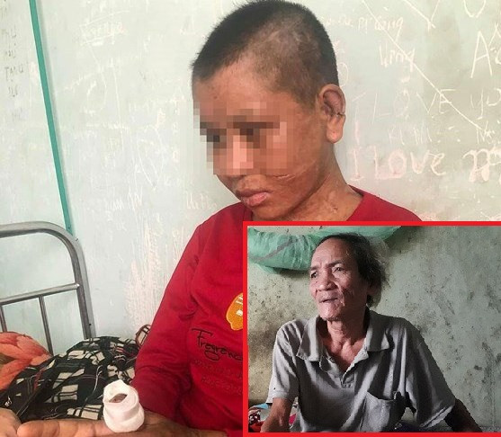 Ông Sơn trao đổi với phóng viên Ông Sơn trao đổi với phóng viên