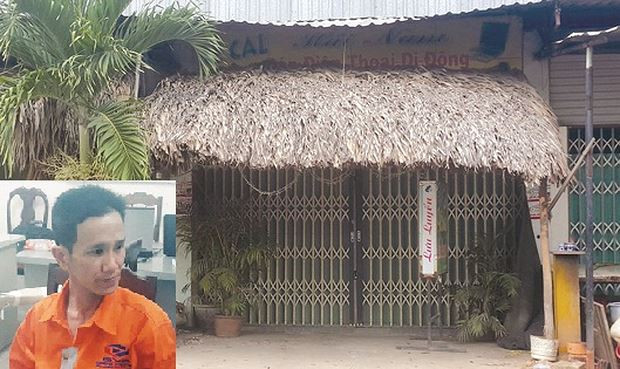 Quán cà phê nơi nạn nhân làm việc và hung thủ vụ án.