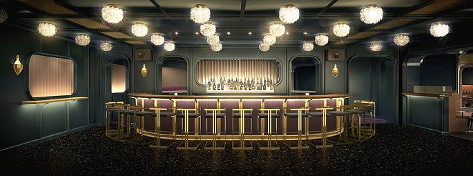 The Manor là hộp đêm độc đáo của Scarlet Lady lấy cảm hứng từ những trải nghiệm của Richard Branson trong ngành công nghiệp âm nhạc (The Manor cũng là tên của studio đầu tiên của Virgin).