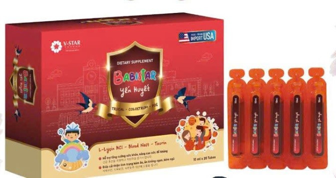 Vstar Pharma vi pham ghi nhan Dong Trung Heath Plus, Babistar Yen Huyet