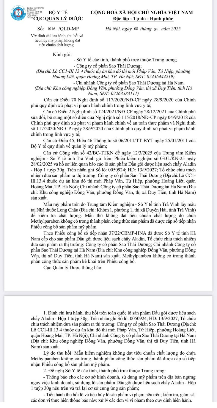 Dau goi Aladin cua Sao Thai Duong chua 