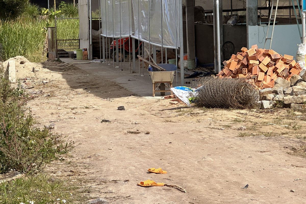 Trước sự manh động, tay lăm lăm hung khí, hành vi hung hãn như loài cầm thú của Nay Y Tá, nhiều người chỉ biết đứng từ xa la hét, cầu cứu, yêu cầu kẻ sát nhân dừng tay. Một số người gọi điện báo cho cơ quan chức năng. Sự truy sát tới cùng của gã con rể máu lạnh đã khiến 4 thành viên phía gia đình nhà vợ bất tỉnh nhân sự. (Ảnh: Vietnamnet)