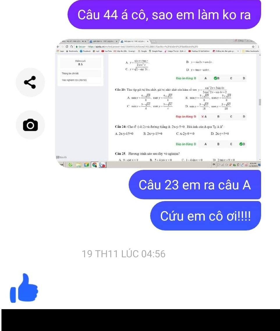 Chiếc nút "like" của cô giáo đã khiến đám học trò phải vò đầu bứt tai.