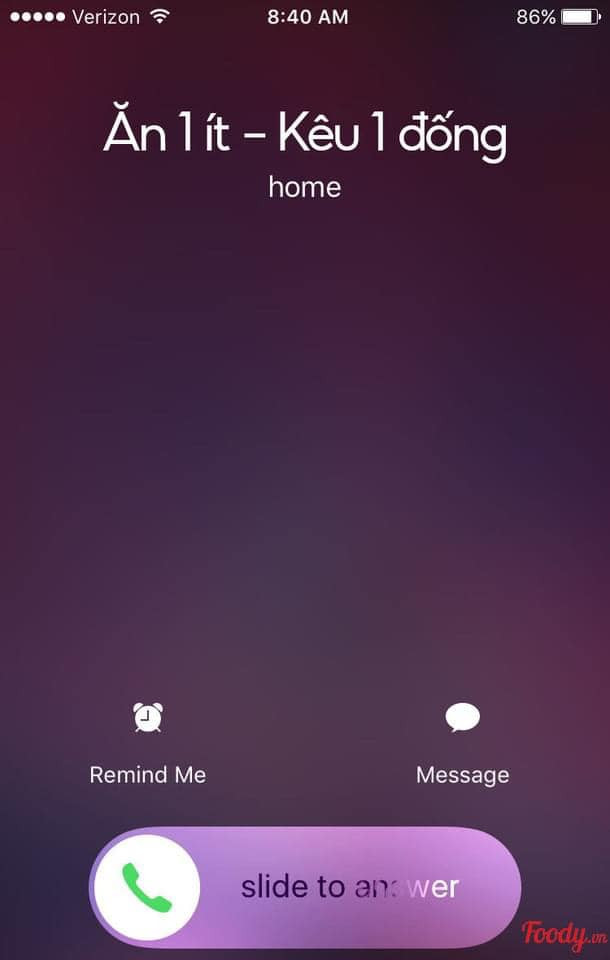 Không biết yêu nhau đến... nông nỗi nào mà lại phải lưu tên người yêu như muốn "bóc phốt" nết ăn của người ta. Ảnh: Không Sợ Chó