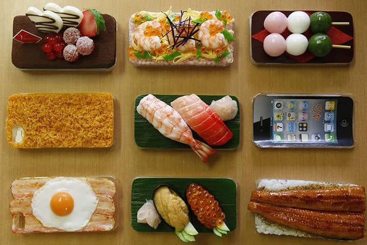 Những chiếc ốp điện thoại này hiện đang thu hút sự chú ý của cư dân mạng, đặc biệt là các tín đồ ăn uống. Ảnh: Tổng hợp Facebook