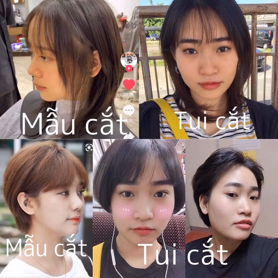 Đi làm tóc đẹp để diện Tết, cô gái nhận cái kết không ngờ.