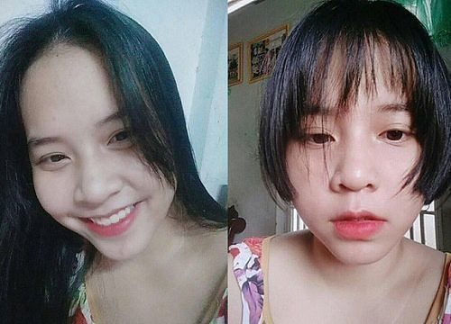 Mái tóc bị cắt nham nhở, sợi dài sợi ngắn khiến khổ chủ ăn Tết mất ngon.