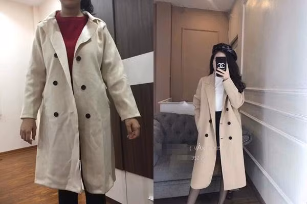 Bà xã đội trưởng Quế Ngọc Hải Dương Thùy Phương từng là nạn nhân của việc mua hàng trên mạng, cô đã đặt mua một chiếc áo khoác nữ nhưng đến khi nhận hàng và thử lên người thì trông món đồ thời trang chẳng khác gì... giẻ lau nhà.