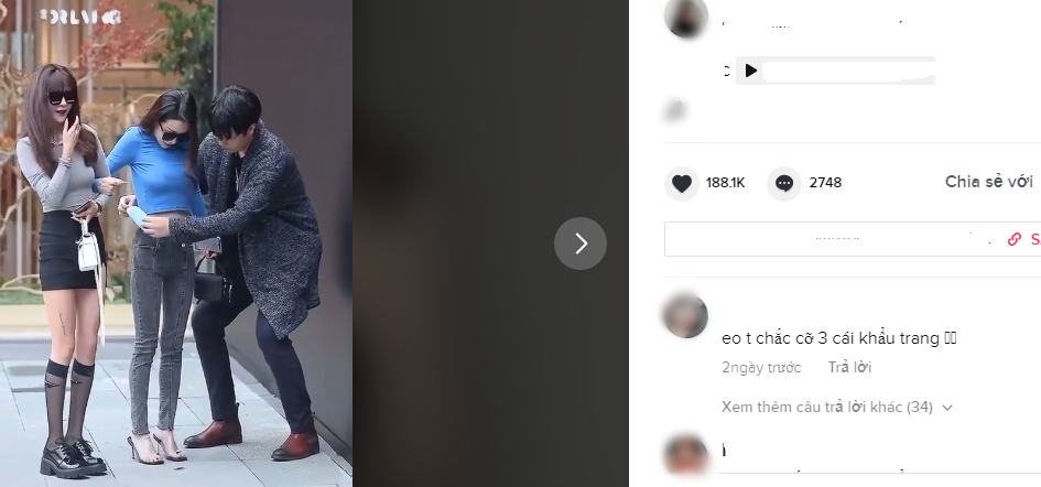 Trend mạng xã hội mang tên thử thách khoe vòng eo con kiến bằng... khẩu trang cũng được hội chị em hưởng ứng nhiệt tình.