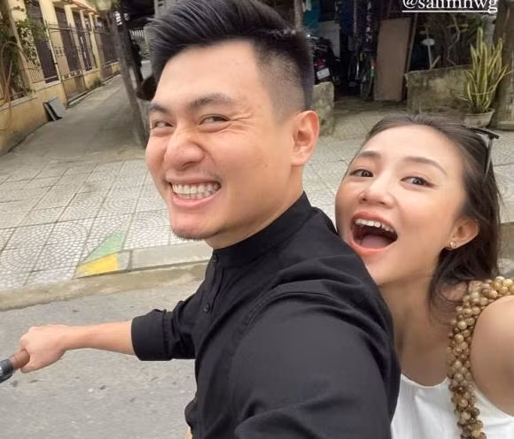 Vào tháng 10 năm nay, hot girl Salim mới công khai chuyện tình cảm.