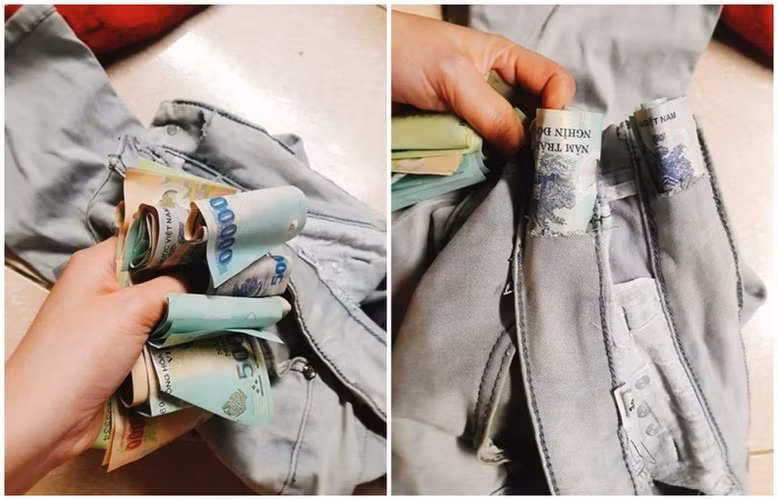 Màn giấu quỹ đen hết sức tinh vi của một ông chồng nào đó. Ảnh: Tổng hợp