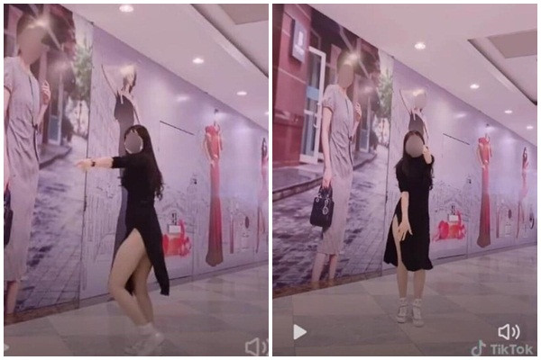 Đoạn clip ngay sau khi xuất hiện trên mạng xã hội cũng nhận về nhiều ý kiến trái chiều. Việc ăn mặc hở hang nơi công cộng của cô gái này chính là tâm điểm của mọi chỉ trích.