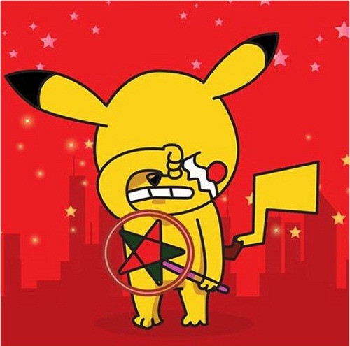 "Đón Trung thu cùng Pikachu"... Trong một năm mà game Pokemon Go trở nên quá phổ biến và được coi như một trào lưu cực hot, hình ảnh Pikachu bên chiếc đèn ông sao đón Trăng rằm cũng được rất nhiều bạn trẻ chia sẻ.
