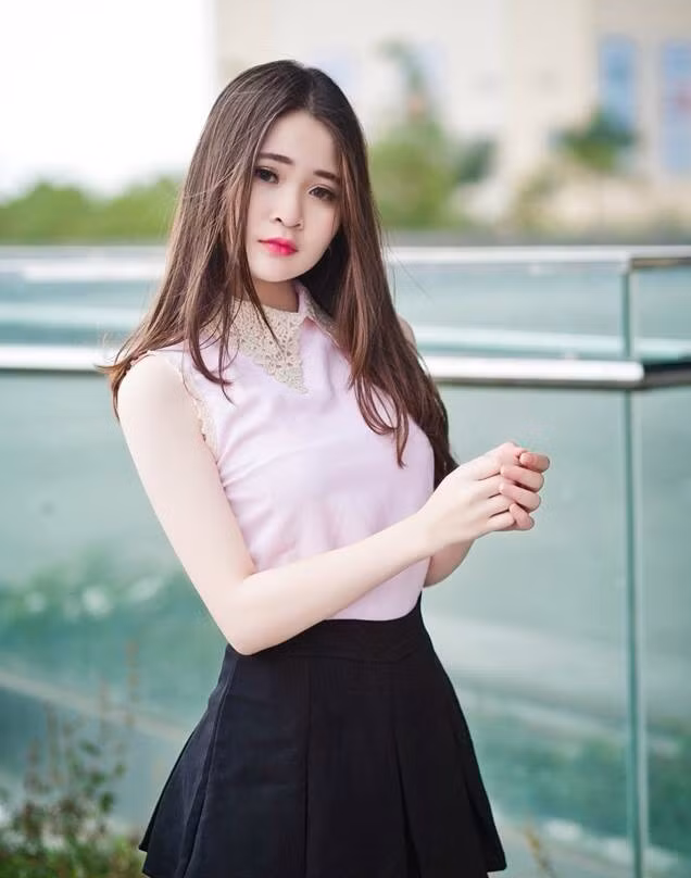 Ngẩn ngơ trước nhan sắc xinh đẹp của hot girl Đà Nẵng. Ảnh trong bài: Facebook nhân vật.