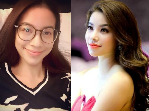Cận cảnh làn da mịn màng, căng bóng của Phạm Hương khiến nhiều cô gái ngưỡng mộ. Sau khi trang điểm, gương mặt người đẹp sinh năm 1991 trở nên rạng rỡ, tươi tắn hơn nhờ vẻ "tây" rất đỗi quyến rũ.