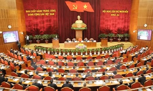 Khai mac Hoi nghi lan thu 14 Ban Chap Hanh Trung uong Dang