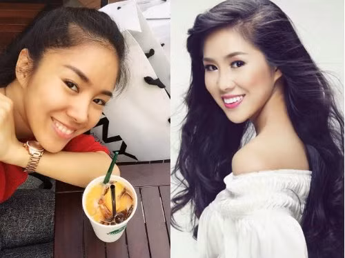 Không sở hữu làn da trắng như nhiều người đẹp khác trong showbiz Việt, Lê Phương gây ấn tượng với làn da nâu bóng khỏe. Người đẹp Trà Vinh rạng rỡ hơn sau khi được “phù phép” bởi công nghệ trang điểm.