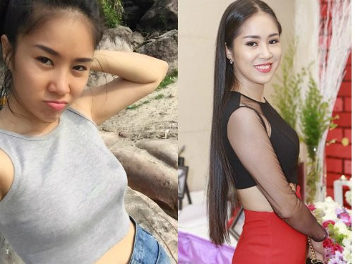 Trước và sau trang điểm, vợ cũ Quách Ngọc Ngoan trông không có nhiều khác biệt. Trang điểm Lê Phương trở nên mặn mà và sắc sảo hơn. Mỗi khi rảnh rỗi, Lê Phương thường để mặt mộc và tự tiwn selfie cùng người thân bạn bè. Làn da nâu bóng, chắc khỏe của bà mẹ một con khiến nhiều người ghen tỵ.