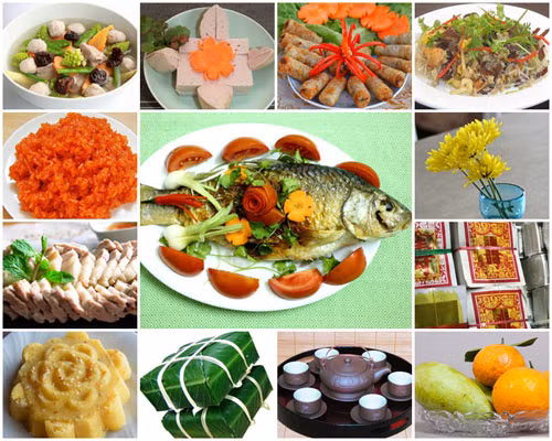 Nếu muốn tiết kiệm thêm chi phí, mâm cỗ cúng khoảng 300.000 đồng sẽ gồm 6 món: sườn chua ngọt, cá thu sốt cà chua, nấm tẩm bột chiên, canh chua nấm, chả, nộm ngó sen. Ngoài ra, bạn có thể chi 200.000 đồng còn lại để mua hoa, vàng mã cúng ông Công ông Táo.