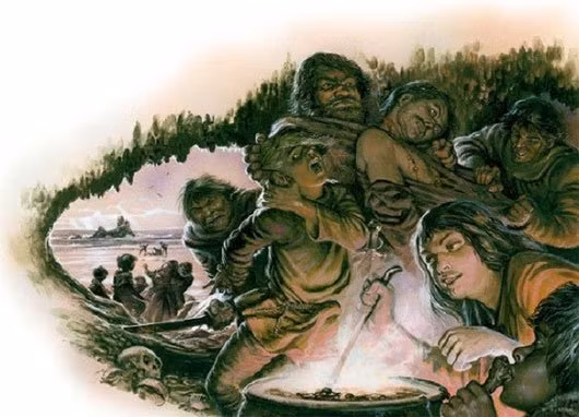 Để có được thức ăn, cả gia đình Sawney gây ra những vụ cướp bóc đẫm máu người dân quanh vùng và những đoàn người di chuyển qua lại địa bàn mà họ sinh sống. Sawney và các thành viên trong gia đình thường phục kích và lấy đi hàng hóa, tiền của của người đi đường. Không những vậy, gia đình Sawney còn bắt các nạn nhân mang về hang tra tấn và giết hại.