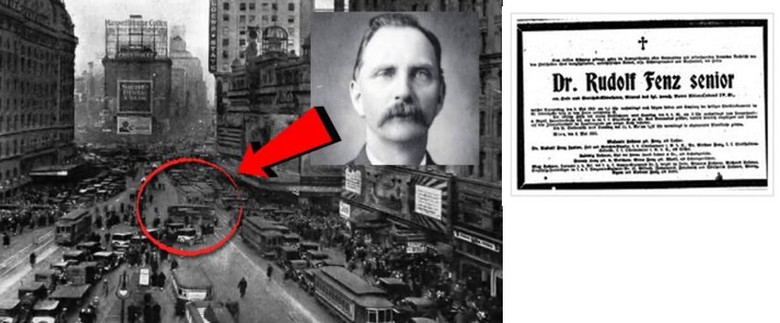 Kể từ đó, Rudolph Fentz không bao giờ xuất hiện lần nữa. Điều kỳ lạ hơn là người đàn ông tử vong năm 1950 ở Quảng trường Thời đại giống hệt với những miêu tả về Rudolph Fentz của người con dâu.