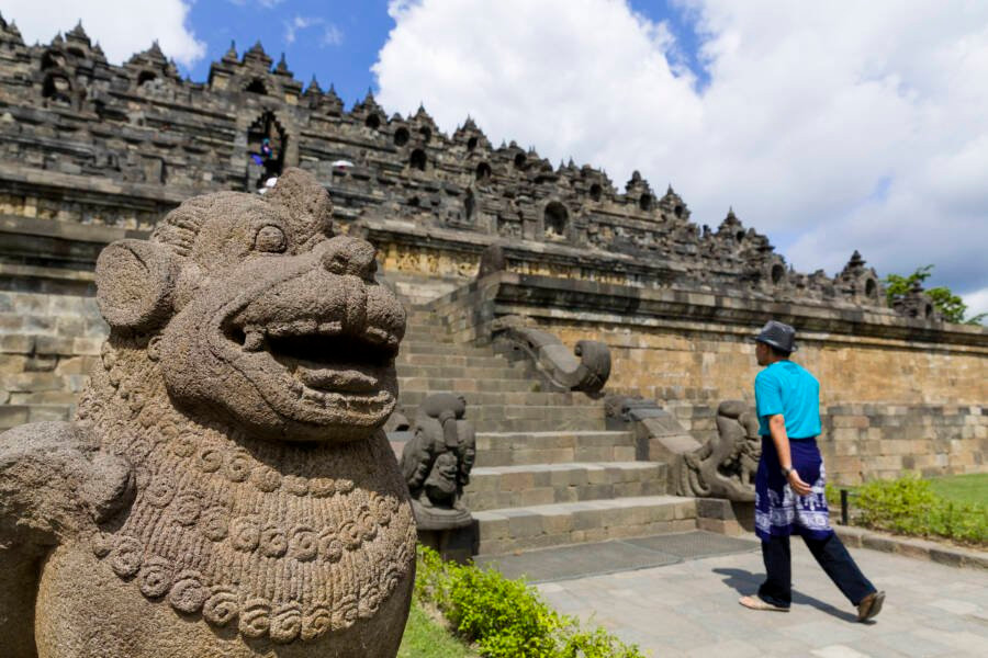 Là một công trình Phật giáo quan trọng, ngôi đền Borobodur được UNESCO xếp vào di sản thế giới vào năm 1991.
