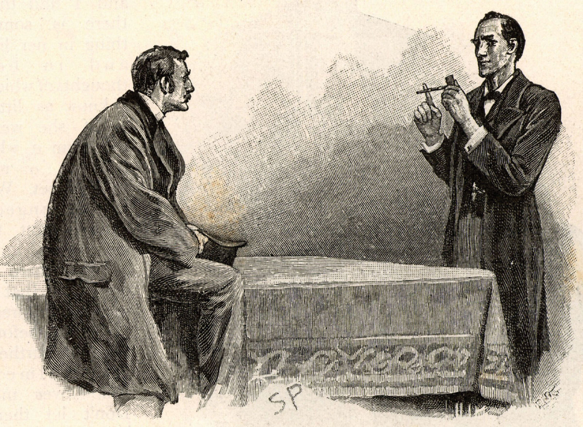 Vì vậy, đến năm 1887, nhân vật thám tử Sherlock Holmes lần đầu được nhà văn Doyle giới thiệu tới công chúng thông qua tác phẩm "A Study in Scarlet''.