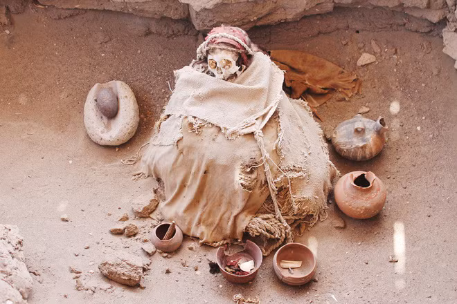 Các chuyên gia cho rằng, sở dĩ những bộ hài cốt này trong tình trạng tốt như vậy vì được ướp xác bằng nhựa thông rồi quấn trong vải bông dệt trước khi chôn cất trong hầm mộ xây từ gạch bùn.