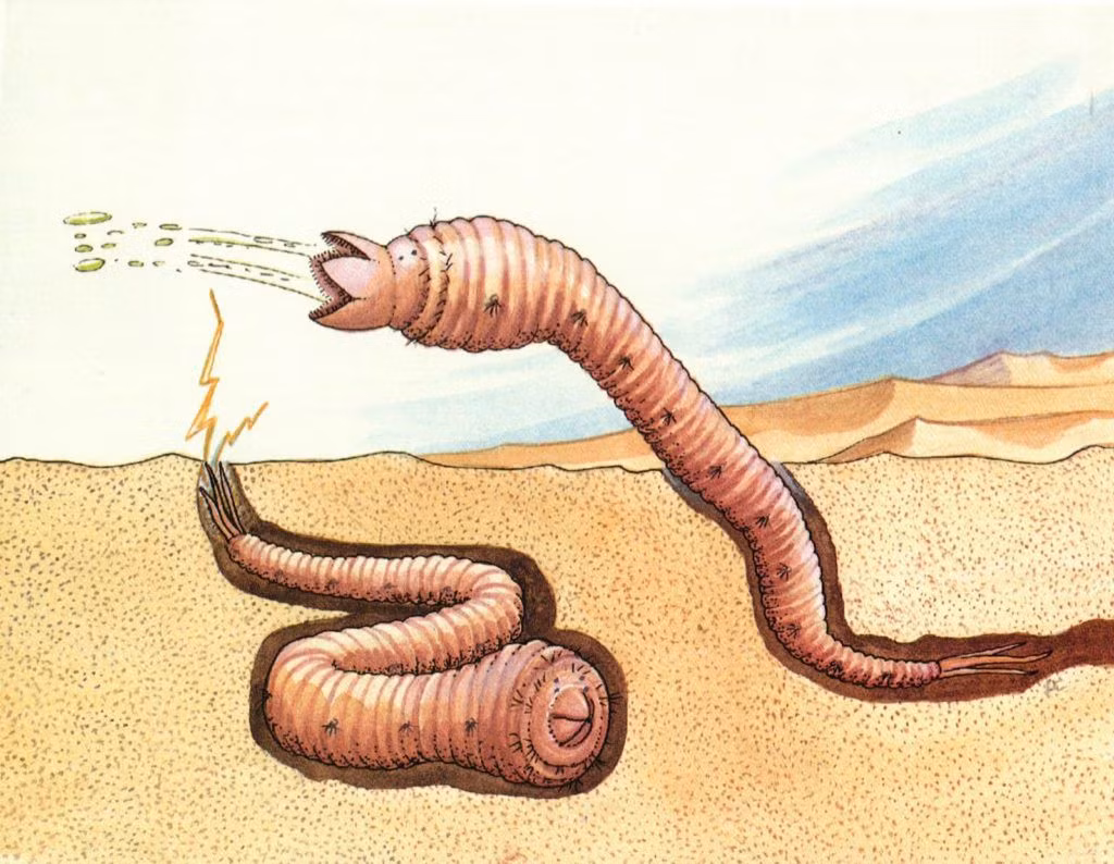 Khả năng giết chết con mồi của sâu tử thần khiến nhiều người khiếp sợ. Nguyên do là bởi sinh vật bí ẩn này có khả năng phóng luồng điện cực mạnh đủ giết chết con mồi từ xa.