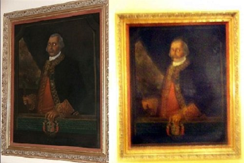 Bức chân dung Bernardo de Galvez: Truyền thuyết kể rằng, đôi mắt của bức chân dung thường nhìn theo khách khi họ đi qua. Những người tiếp cận các bức tranh thường cảm thấy ớn lạnh và không thoải mái. Nhiều khách du lịch khi biết được những sự lạ về bức tranh đã nườm nượp kéo tới khách sạn xin chụp ảnh. Tuy nhiên, có vẻ như không ai có thể chụp được một hình ảnh rõ ràng, trừ khi họ xin phép Bernardo – người ở trong bức tranh. 