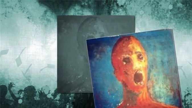 Người đàn ông đau khổ: Sau khi treo bức tranh trong nhà, một chủ sở hữu của bức tranh, ông Sean Robinson, đã chứng kiến hàng loạt hoạt động huyền bí xảy ra.Bà ngoại của ông luôn tin rằng nó đã bị nguyền rủa. Bà nói với Sean rằng bà luônnghe thấy tiếng rên rỉ,khóc lóctrong đêm phát ra từ bức tranh ấy. Bà cũng cho biết,nghệ sĩvẽ đã trộn lẫn máu của chính mình với sơn, và tự tử sau khi hoàn thành họa phẩm. Chính Sean cũng thường thấy cửa đột nhiên đóng sầm lại, khói bay trong nhà, và bức tranh rơi từ trên tường xuống.