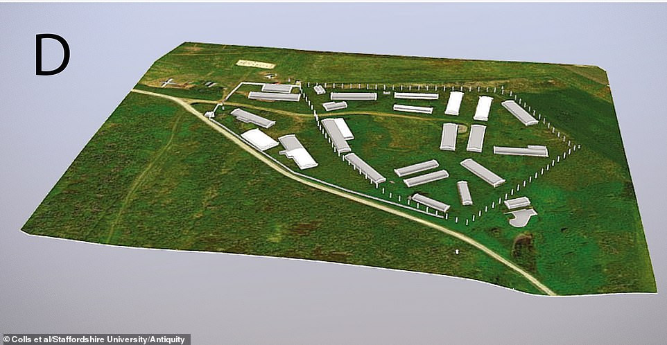 Đức quốc xã cũng bắt các tù nhân xây một bức tường chống tăng khổng lồ dọc bờ biển dễ. Đây là một bức tường bê tông cao gần 5 m và dài 800 m.