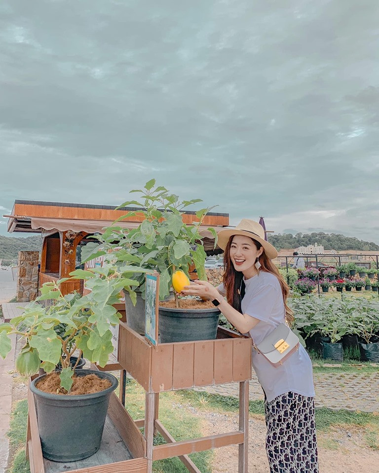 Với mục tiêu đi tới 20 quốc gia trước khi lấy chồng, trang cá nhân của Thanh Tâm ngập tràn hình ảnh đi du lịch khắp nơi. Thứ không thể thiếu trong mỗi chuyến đi là chiếc mũ rộng vành...