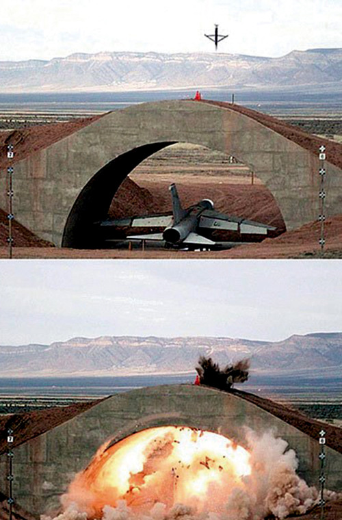 Loại bom này được thiết kế cho nhiệm vụ tiêu diệt phương tiện kỹ thuật mặt đất, kho tàng quân sự và các mục tiêu công sự kiên cố hay hầm ngầm của địch.