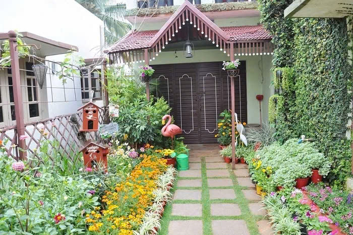 Tận dụng chai nhựa, giày cũ trồng cây có ngay khu vườn đẹp - Hình 2 Tan dung chai nhua, giay cu trong cay co ngay khu vuon dep-Hinh-2