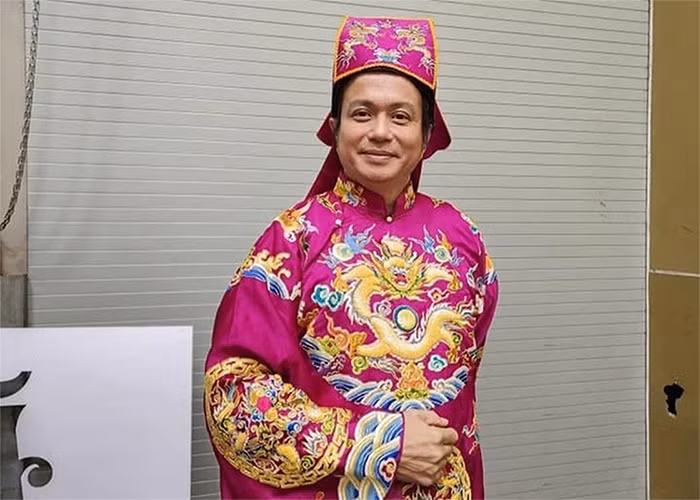 Hiện tại, Bá Anh được chọn thay cho nghệ sĩ Chí Trung vào vai Táo Giao thông trong chương trình Táo quân 2024. (Ảnh: FBNV)