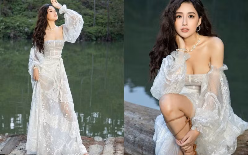 Hình ảnh xinh đẹp của Hoa hậu Mai Phương Thúy.