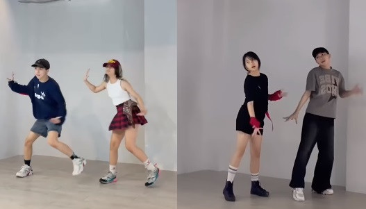 Có bố theo nghệ thuật nên con gái của vợ chồng Hoàng Bách sớm bộc lộ năng khiếu ca hát, thường xuyên tham gia các cuộc thi. Cô bé còn được mẹ cho đi học nhảy để thỏa niềm đam mê.