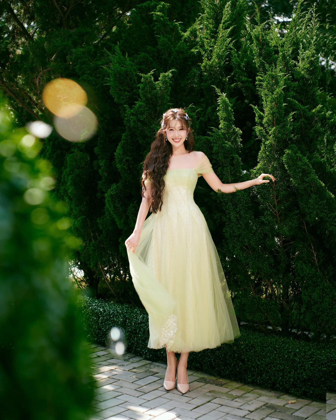 Ở tuổi 33, Thúy Ngân được đánh giá ngày càng thăng hoa trong sự nghiệp và “chín muồi” về nhan sắc. Ảnh: FB Lê Huỳnh Thuý Ngân