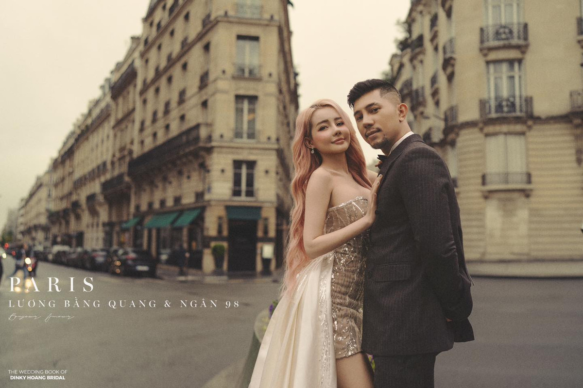  Tin tức sao Việt 27/9: Nhạc sĩ Lương Bằng Quang - Ngân 98 chụp ảnh cưới ở Pháp. Ảnh: FB Lương Bằng Quang