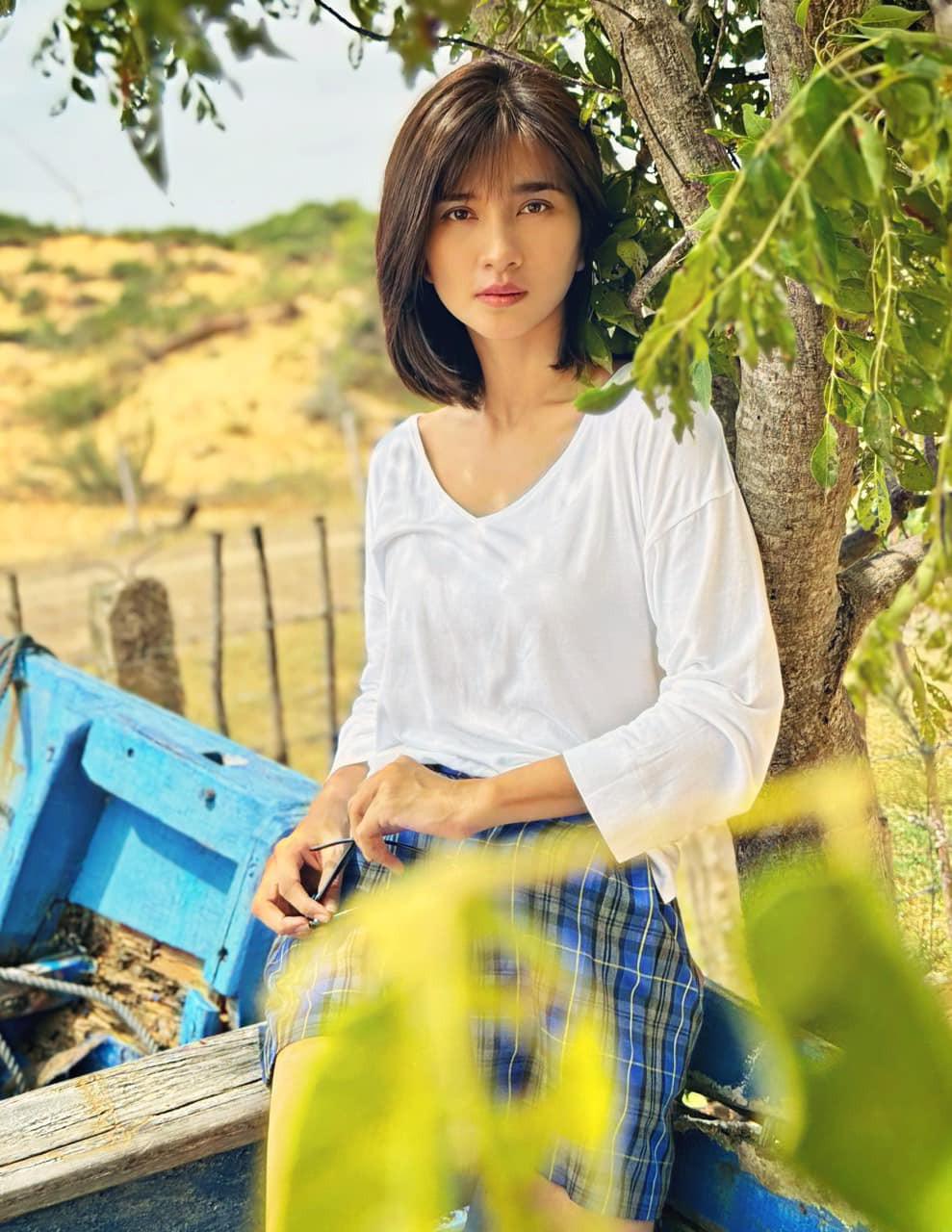 NSƯT Kim Tuyến khoe nhan sắc trẻ trung ở tuổi 37. Ảnh: FB Kim Tuyen